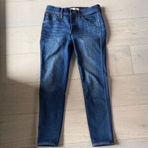 Madewell Dark Blue Skinny Jeans